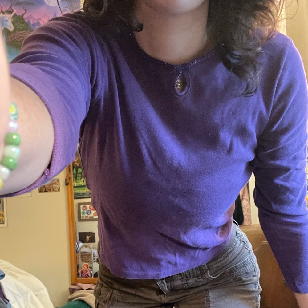 y2k purple 3/4 ! 🦄🙈